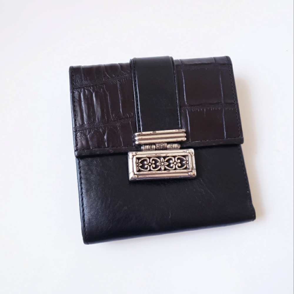 Vintage Brighton Black Leather Wallet